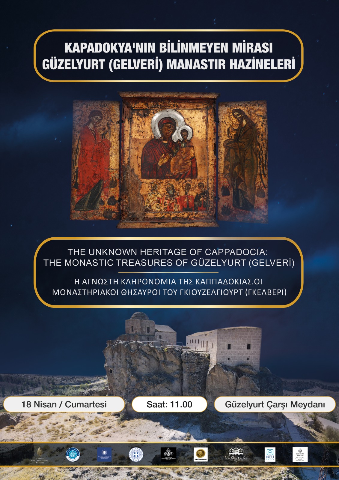 Kapadokyanın Bilinmeyen Mirası Güzelyurt (GELVERi) Manastır Hazineleri Sergisi